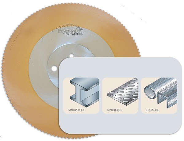 Universelles Sägeblatt für Stahl und Edelstahl - vereint HSS und HSS-E